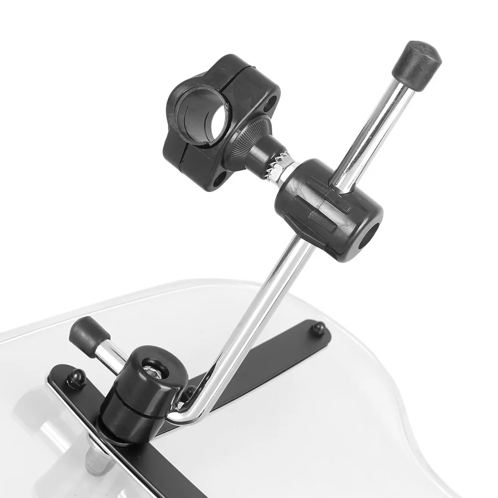 Ветровое стекло для мотоцикла 17 дюймов лобовое из АБС-пластика с кронштейном Harley