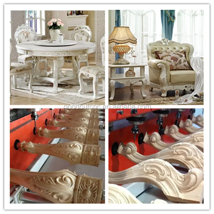 

multi head wood cnc rotary machine for 3d buddha statue