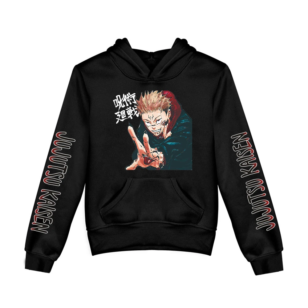 

Kids Hooded Anime Jujutsu Kaisen Hoodie Boys&Girls Sweatshirts Children Hoody Kids Clothes Tracksuits