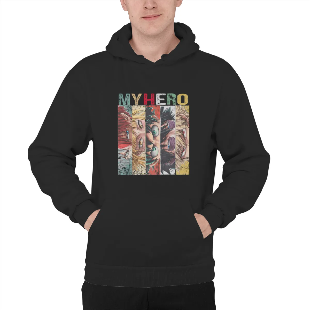

Men's Hoodie Vintage Manga My Hero Academia Gift For MenFashion Couples Matching Oversized Streetwear Pullover Sweatshirt 39979