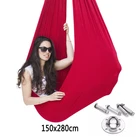 Детские хлопковые качели, гамак для аутизма, СДВГ, для лечения СДВГ, для сенсорной детской терапии, эластичная посылка, устойчивое сиденье, качели, игрушка