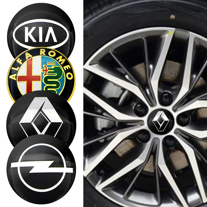 4 шт. 56 мм Центральная втулка колеса автомобиля шапки знак крышки Стикеры для Mini