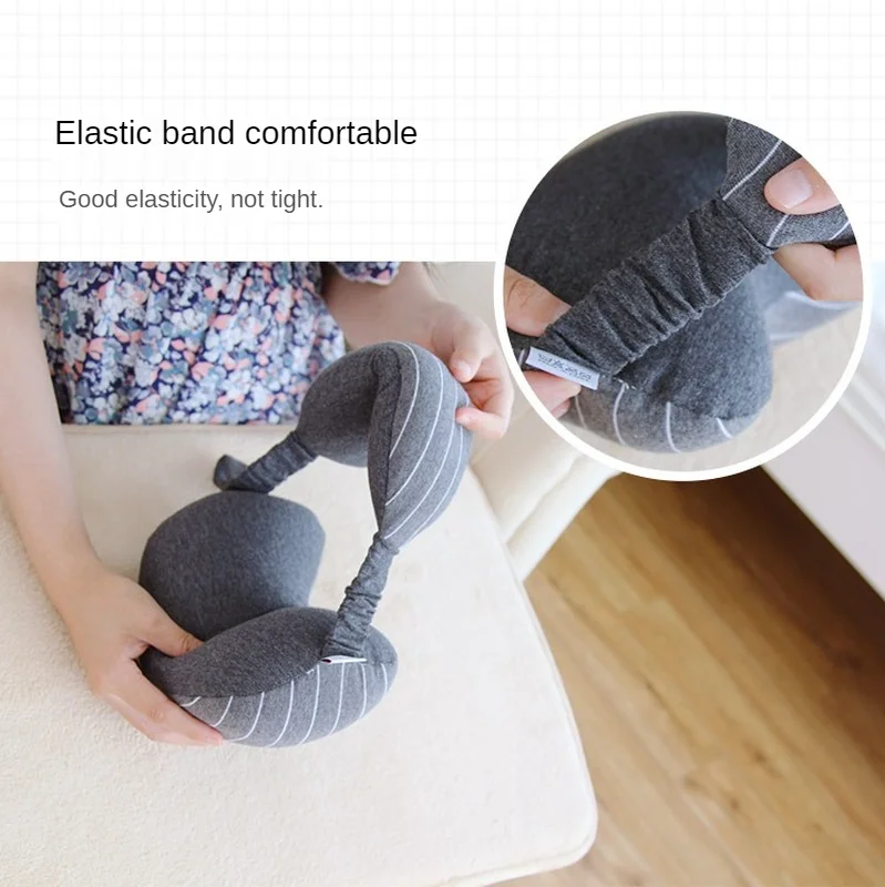 

U-shaped cervical pillow travel pillow neck pillow car airplane neck pillow travel pillow eye mask 2in1 eye mask neck massager