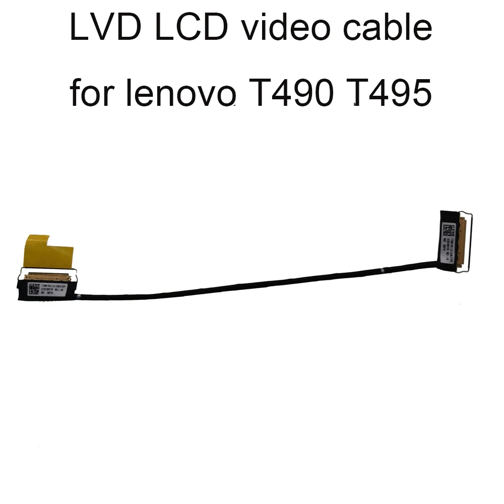Видео кабель для lenovo ThinkPad T 490 495 TOUCH EDP LCD НОВЫЙ 02HK989 DC02C00DZ20 01YT382 02DM373 40 PIN T490S ЖК