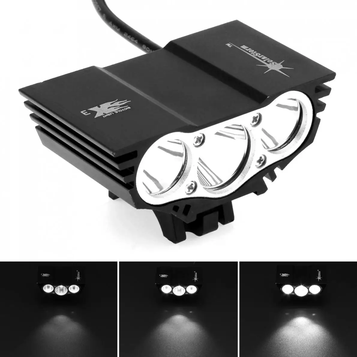 

Solarstorm U2 Bicycle Light 2400Lm XM-L LED 4-Mode Bike Front HeadLight