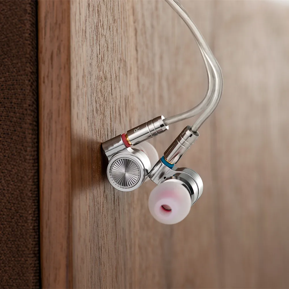 Tinhifi T4 наушники вкладыши 10 мм CNT Динамический драйвер HIFI бас наушники металлические 3,5 мм наушники вкладыши с MMCX кабелем Олово P1 T3 T2