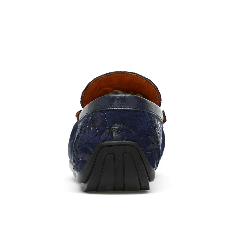 Летняя обувь для мужчин 2018 дышащие полутапочки синие красные Лоферы мужские