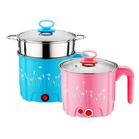 1 8l faster portable mini electric cooker stainless steel steamer hot pot noodles pots rice cooker soup stewing pots