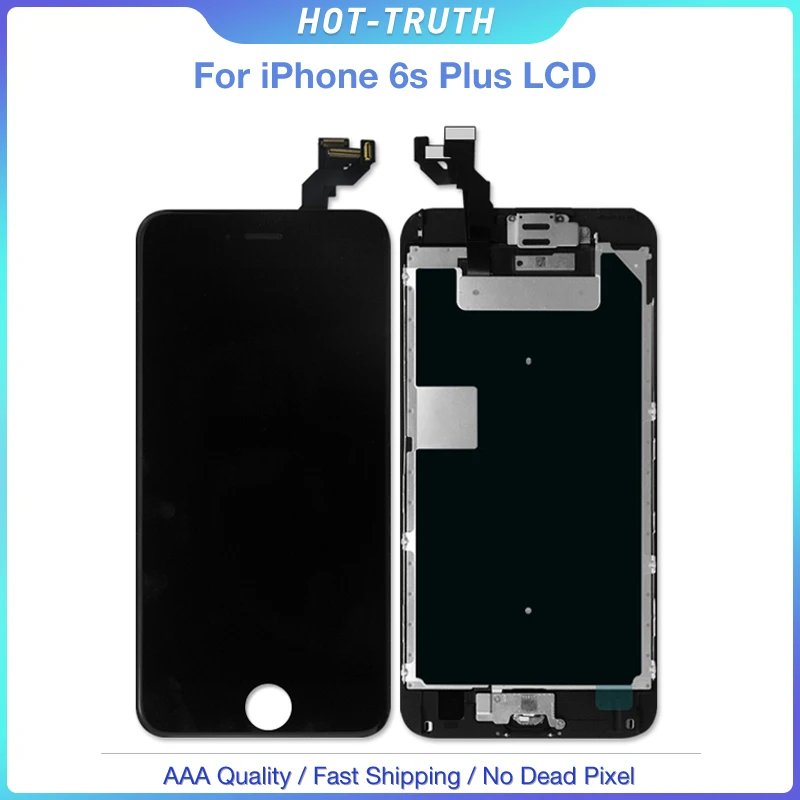 ЖК дисплей 5 дюйма AAA ++++ для iPhone 6plus 6splus экран в сборе с кнопкой возврата и