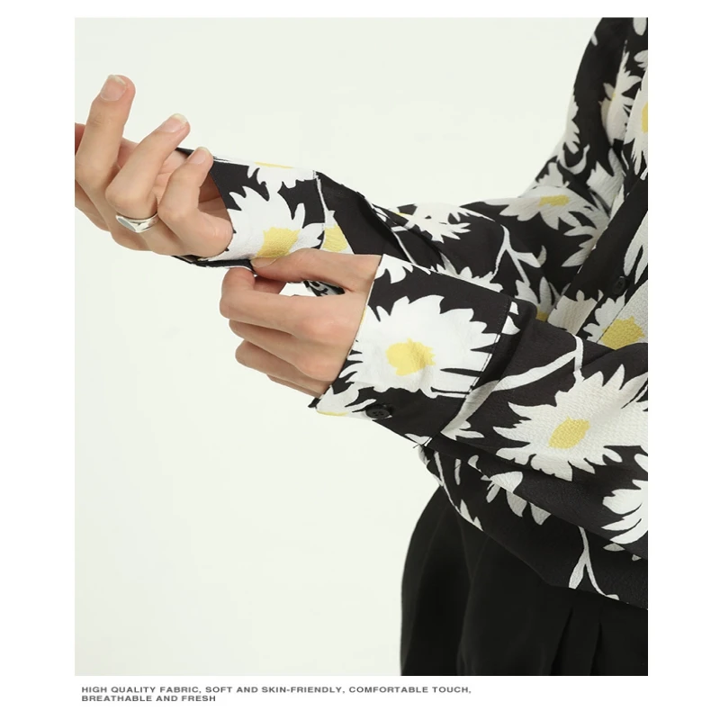 

2020 Autumn New Casual Retro Korean Long-Sleeved Fashion All-Match Solid Color Loose Shirt Jacket Men