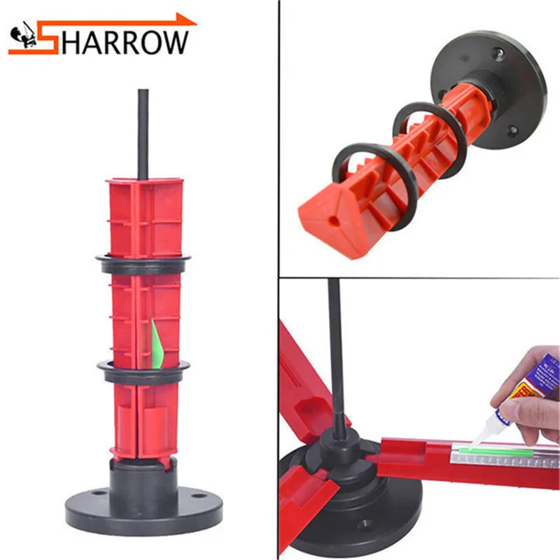 Держатель для стрел из АБС пластика точный прибор сверления перьев и лука|Дартс| |