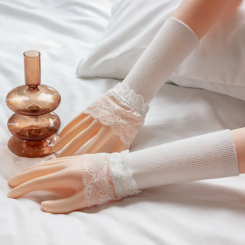 

Темпераментная популярная вязаная рука, Поддельные рукава, мягкие и приятные для кожи декоративные универсальные кружевные хлопковые нейт...