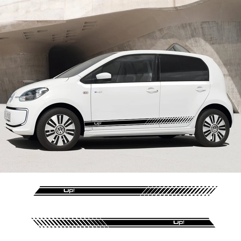 2 шт. автомобильные виниловые боковые полосы наклейки Авто графика для Volkswagen
