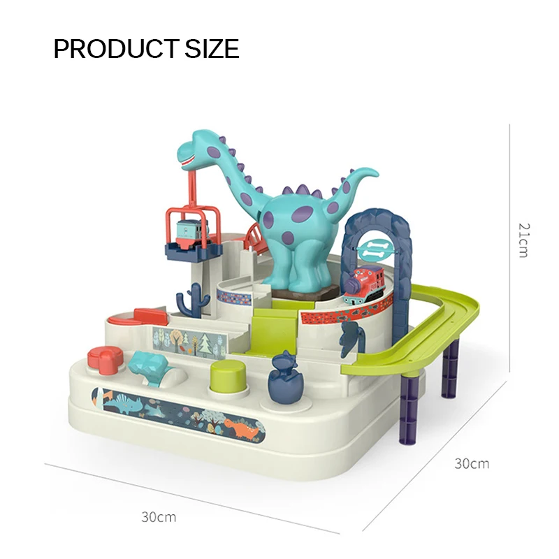 

Educational Racing Rail Car Model Racing Toys Children Track Car Adventure Game Brain Game Mechanical Interactive Train Toy Gift