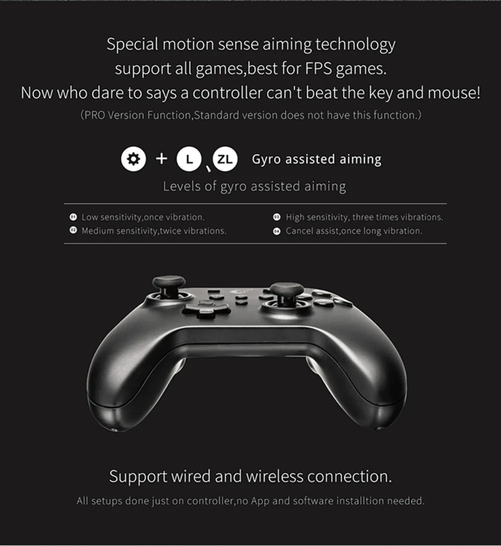 GuliKit Kingkong NS09 Pro беспроводной игровой контроллер USB C Joypad Bluetooth геймпад для переключателя ПК Android Raspberry PI Tablet PC