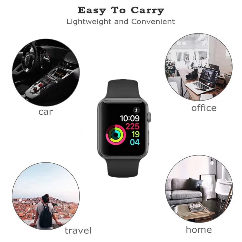 Магнитная Беспроводная зарядная док-станция для Apple watch series 5 для Apple Watch series 1 2 3 4. 38, 42, 44 мм кабель для зарядки часы OS6