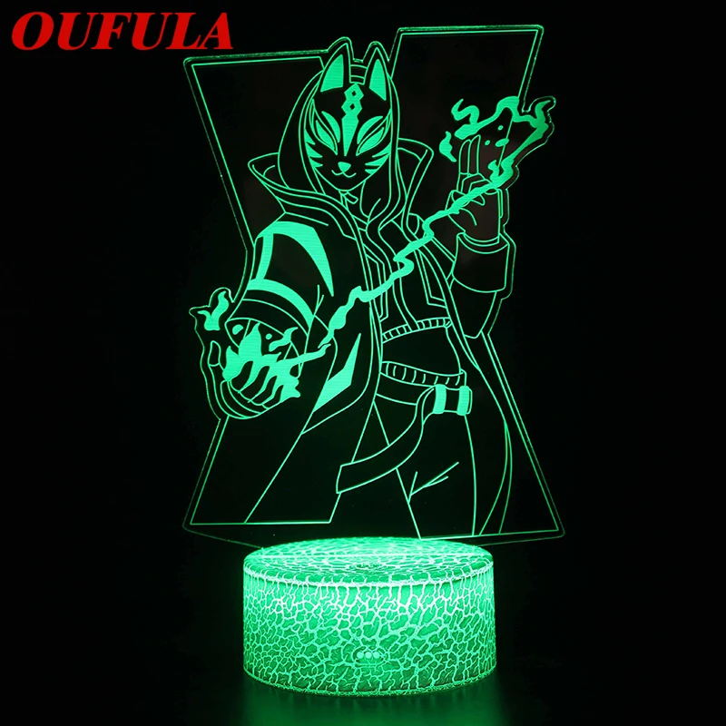 

Hongcui Ночные светодиодные лампы Новинка 3D лампа милая игрушка подарок 7 цветов мультяшная атмосфера лампа для детской комнаты