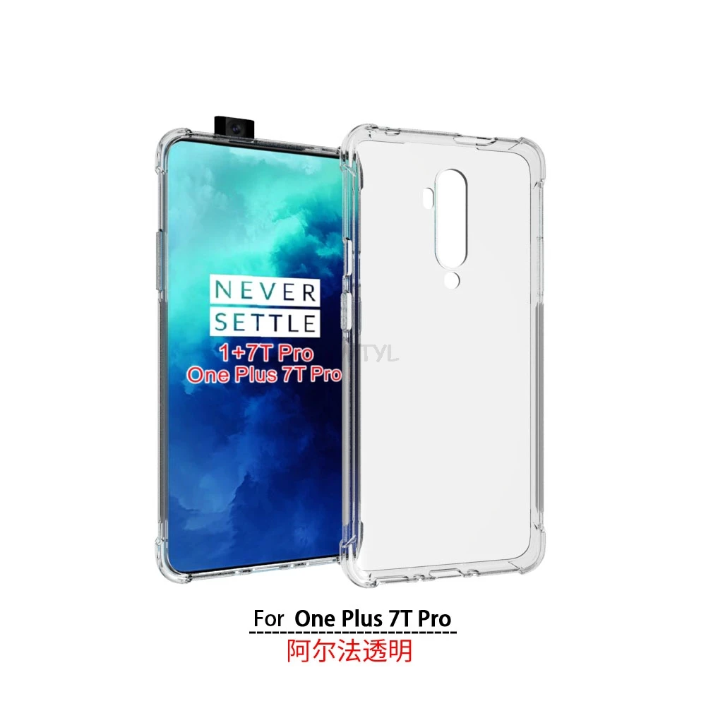 Для Oneplus 7T Pro прозрачный Oneplus 7T Мягкий противоударный чехол для Oneplus 5 5T 6T 3 3T Oneplus 7 Pro силиконовый чехол