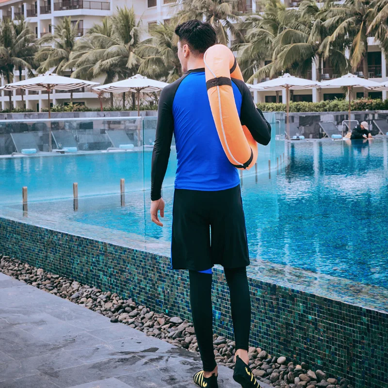 Женский Длинный купальник для серфинга Рашгард размера плюс | Спорт и