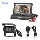 Автомобильное зарядное устройство SMALUCK DC12V-24V 4PIN, 4,3 дюйма, с функцией ночного видения