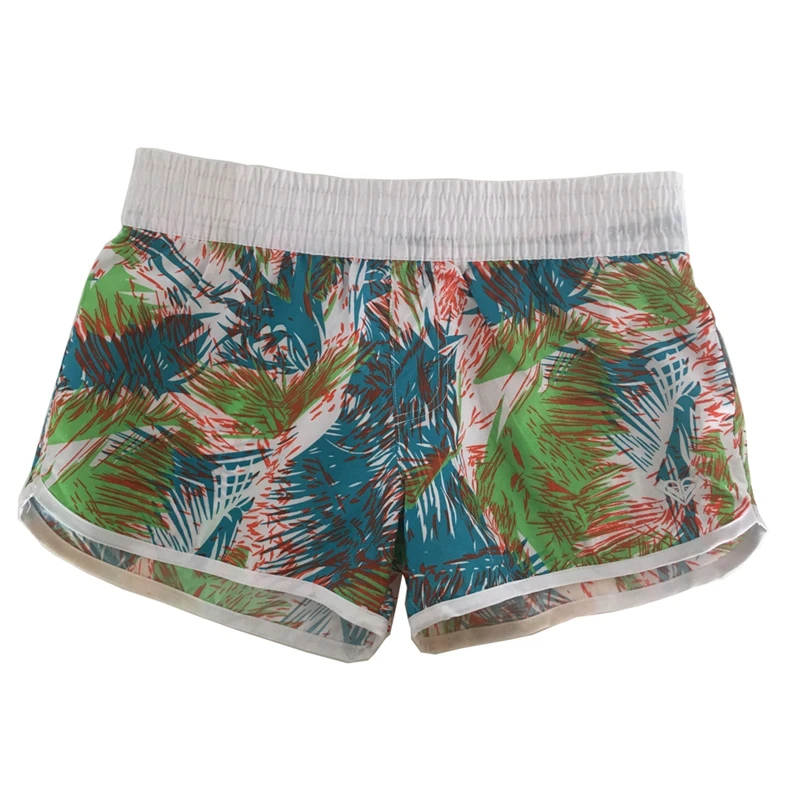 

WANGUQI Hawaii Print Summer Female Beach Women Microfiber Board Shorts Quick Dry Surfing Summer Running Water Pool Loose Comfort