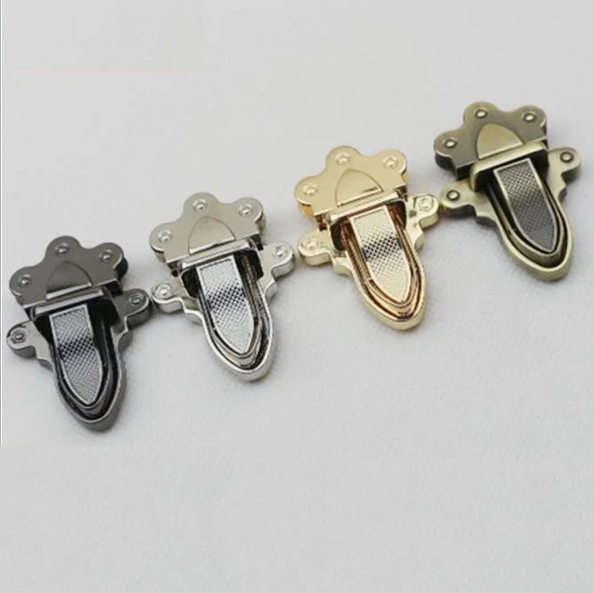 

(10 Pieces/lot) Luggage Handbag Hardware Accessories New High-grade Plating Corolla Lock Accessories