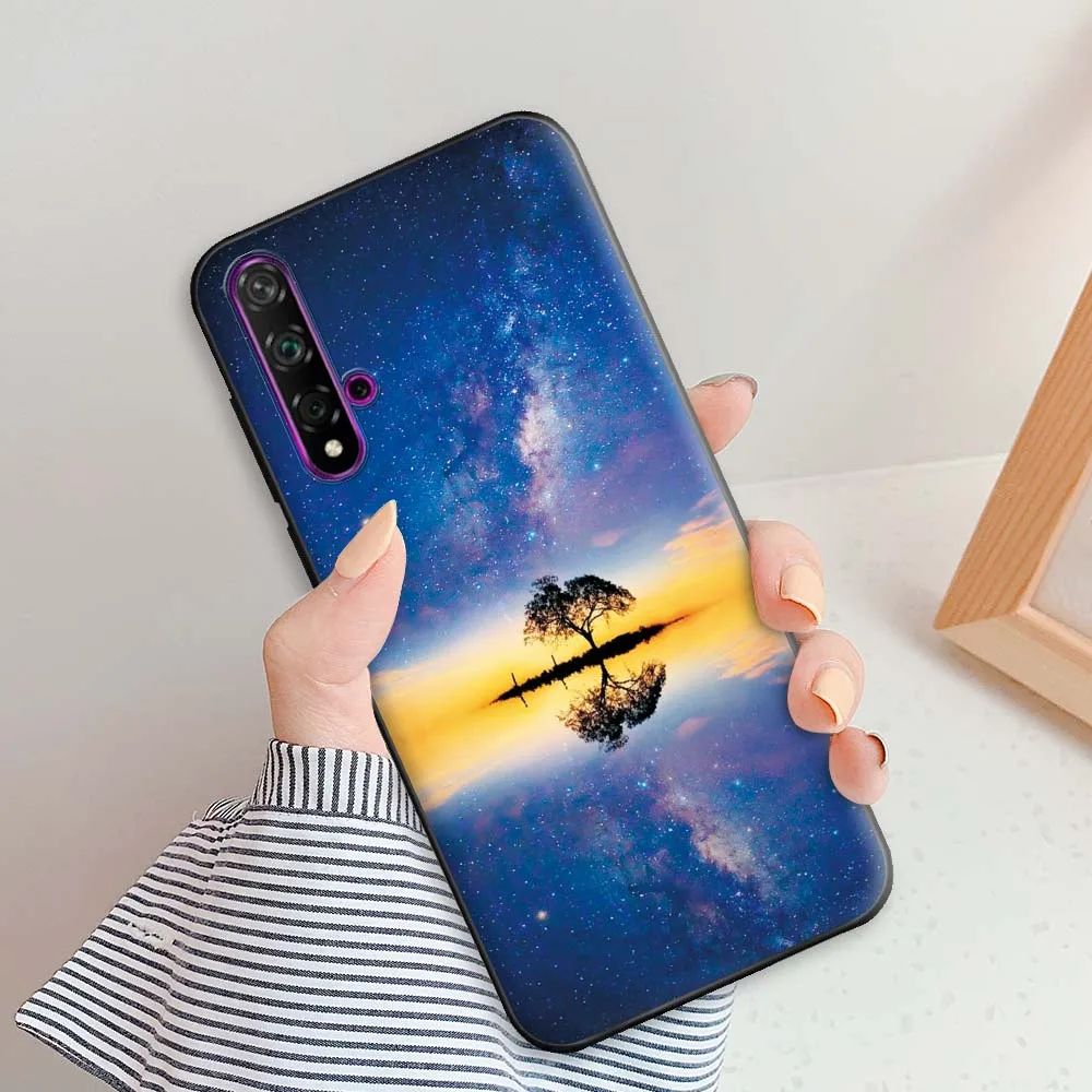 Чехол для Huawei Honor 20 Пляжная задняя крышка Мягкий Силиконовый ТПУ чехол телефона -