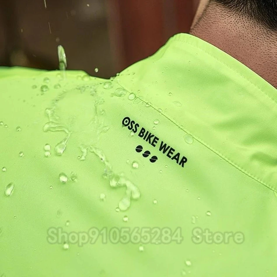 Oss Bike Wear Waterproof Windbreaker Unisex Cycling Wear Long Sleeve Winter Snow Outdoor Sports Jacket