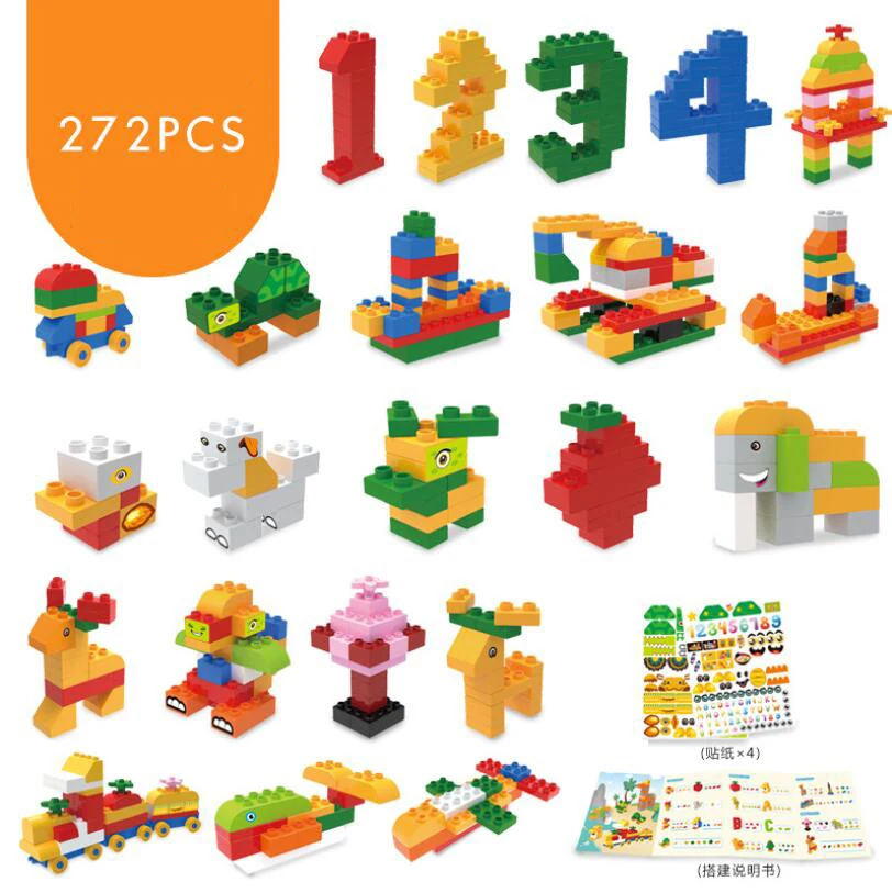 Образовательные классические DIY строительные блоки маленького размера идущие