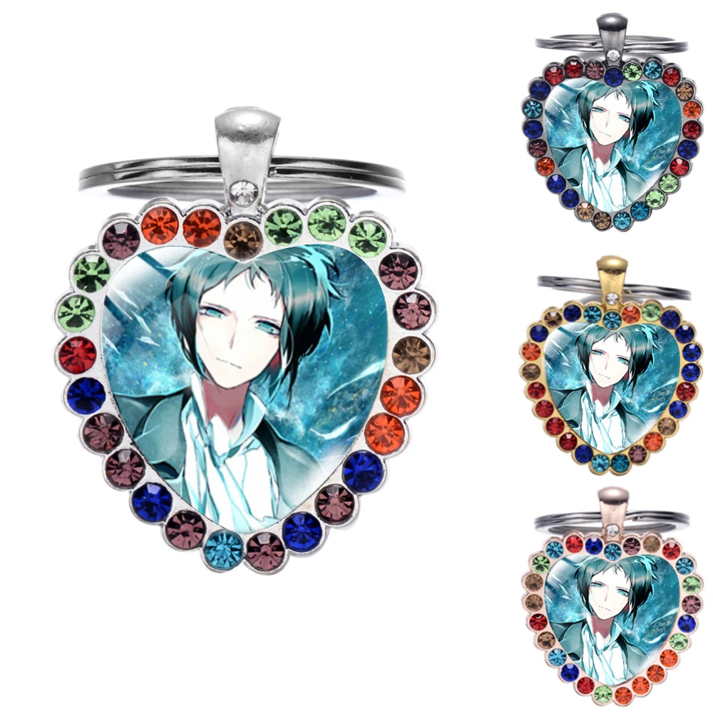 Модный Аниме Bungou бродячие собаки брелок дазай Осаму накахара чуя стеклянный