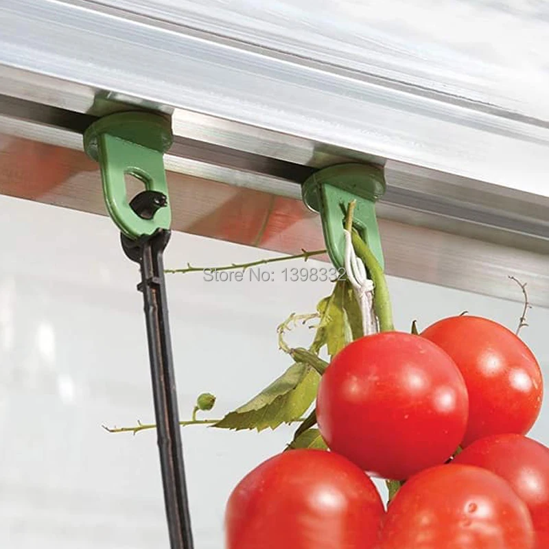 12 шт./компл. пластиковая вешалка для теплиц подвесные крючки вешалки растений