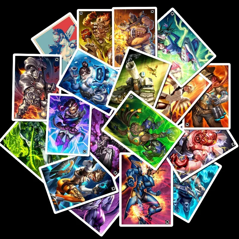 25 шт. школьные Стикеры для заметок Papelaria Game Overwatch Black Lily стикер канцелярских