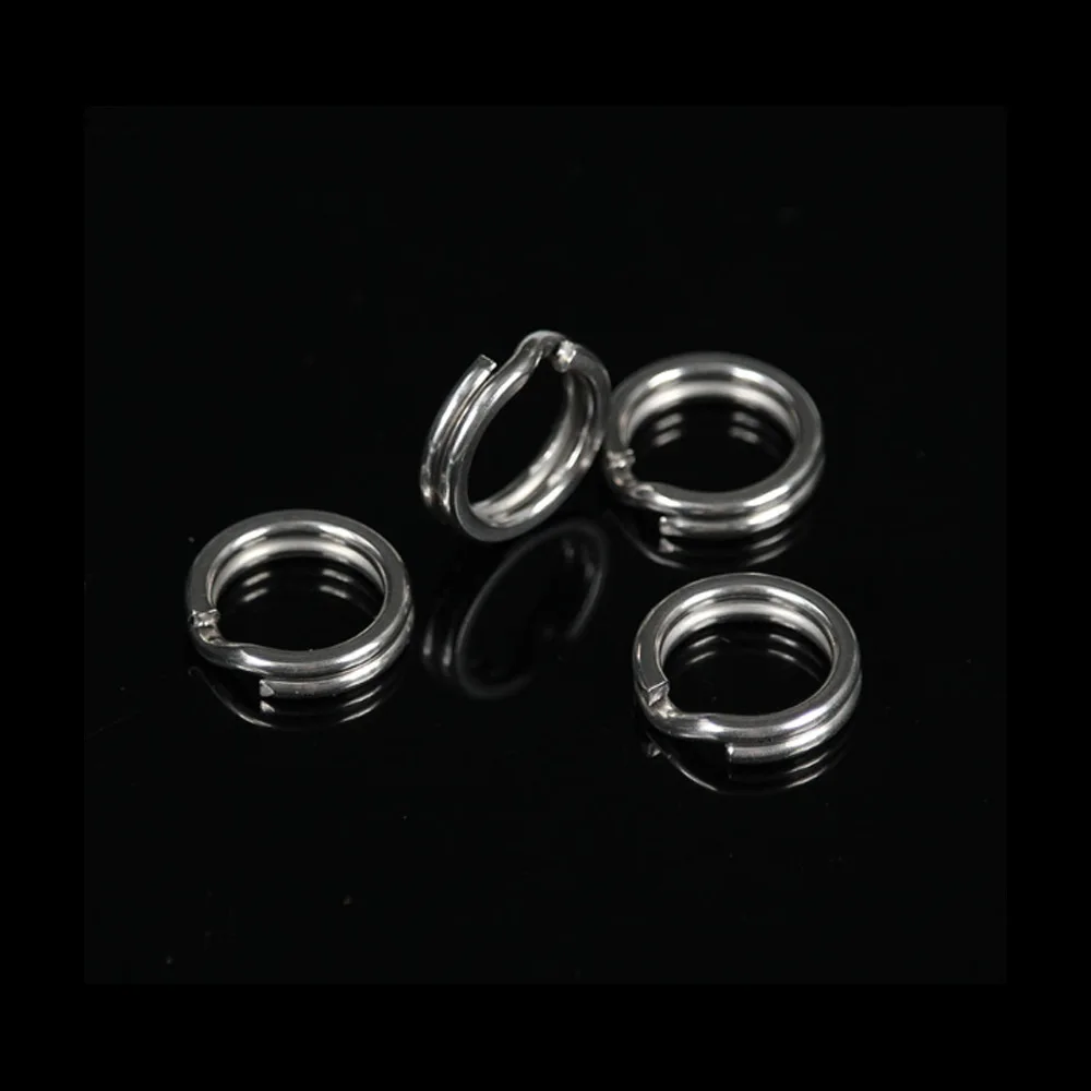 100 шт. рыболовные кольца из нержавеющей стали | Спорт и развлечения