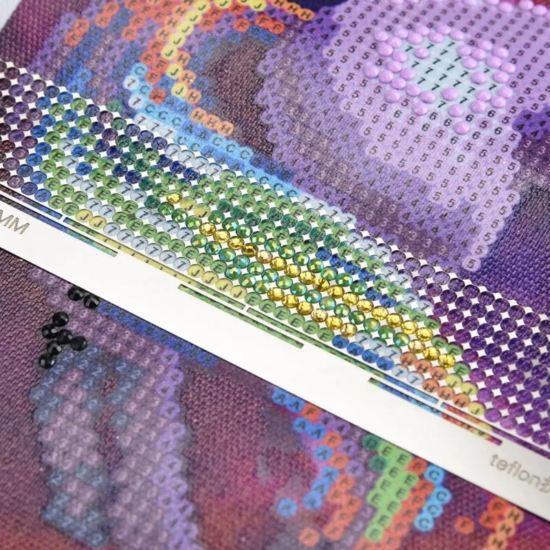 5D DIY алмазная живопись Инструмент Линейка из нержавеющей стали с до 216 пустыми