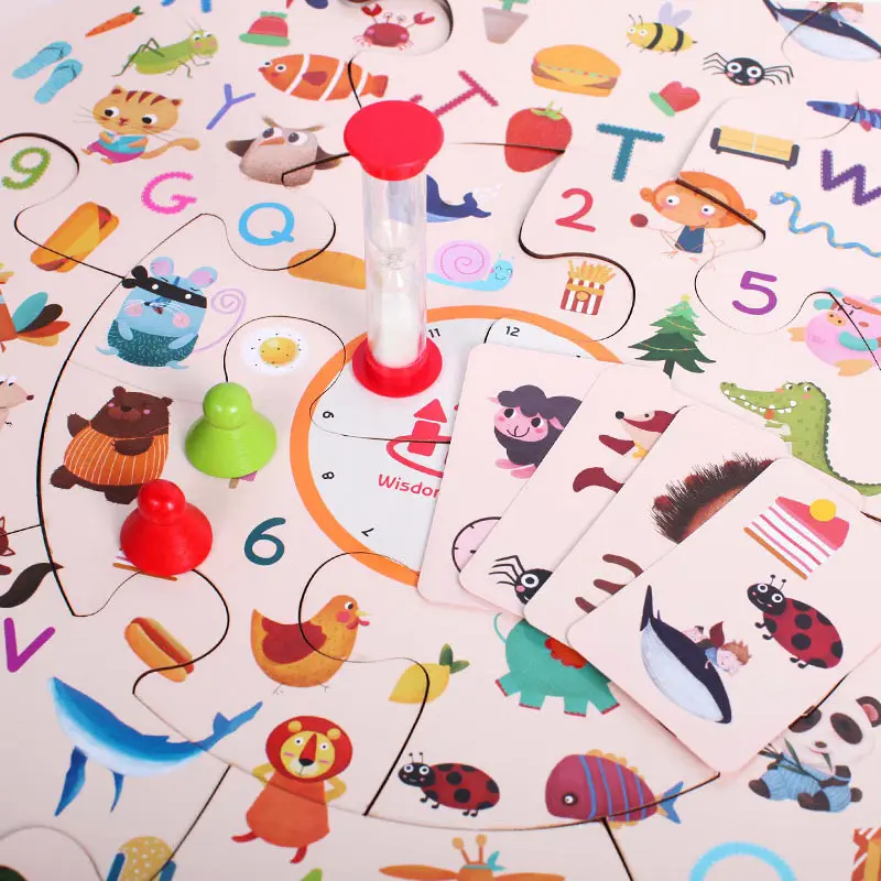 

Parent-child Team Interactive Game Find Picture Puzzle Memory Board Game for Girls Boys Improve Children's Concentration