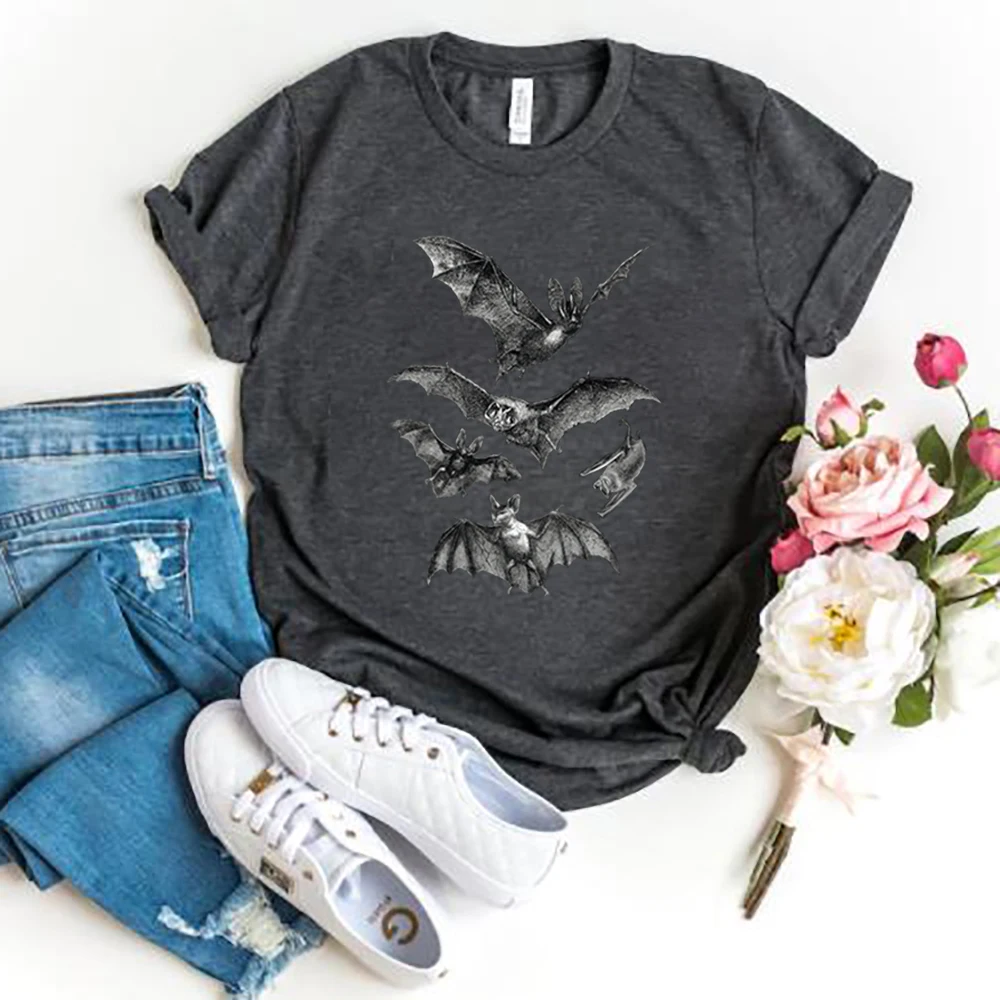 Футболка в готическом стиле с принтом Ведьмак