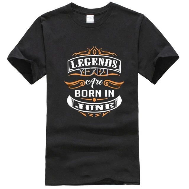 Футболка с надписью August Girl Легенды рождены в июне рубашка на день рождения