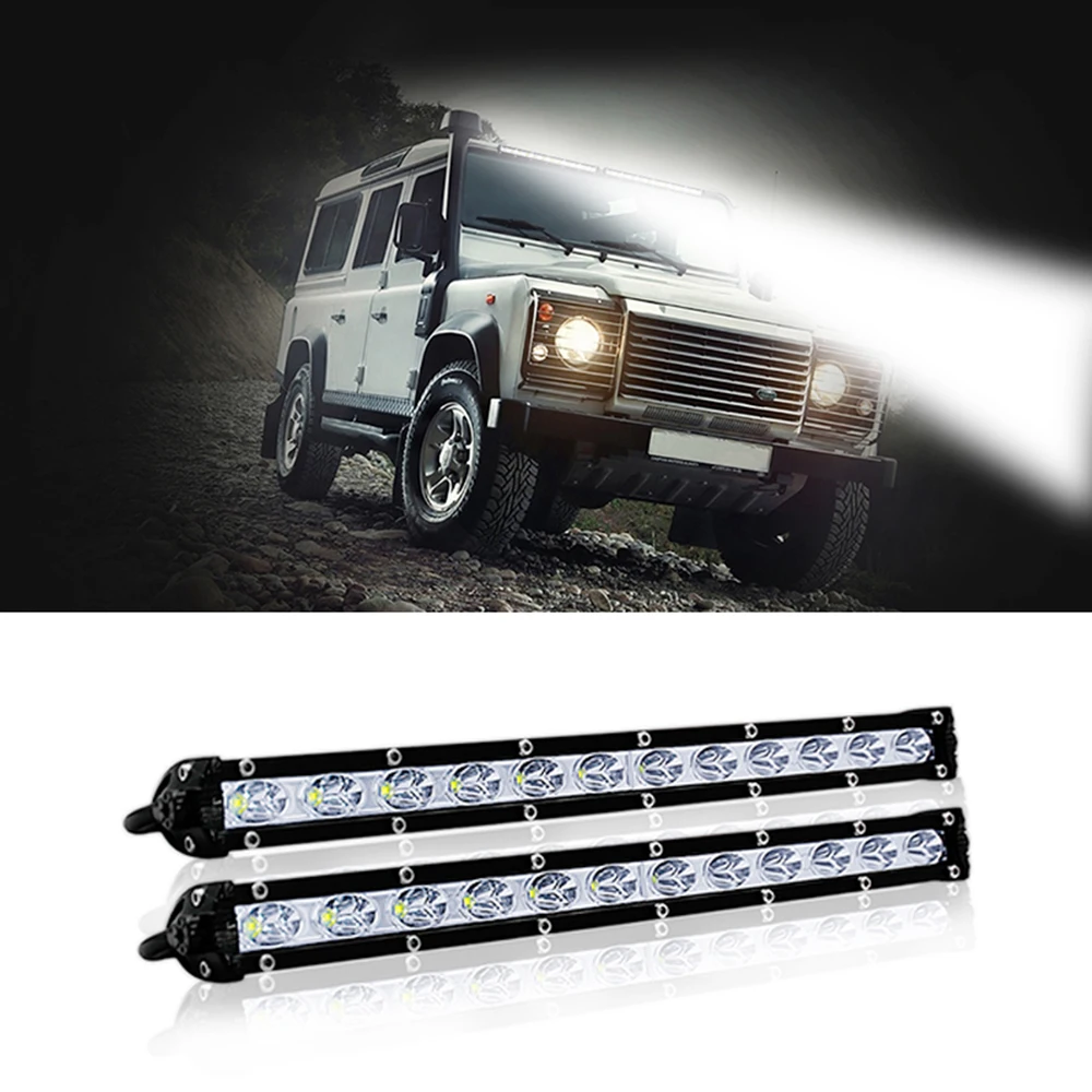 1 шт. внедорожный светодиодный световой бар 4x4 Светодиодный фонарь для автомобилей Аксессуары прожектор 12 вольт Авто Светодиодный фонари заднего хода для прицепов тракторов фары для автомобиля повышенной проходимости