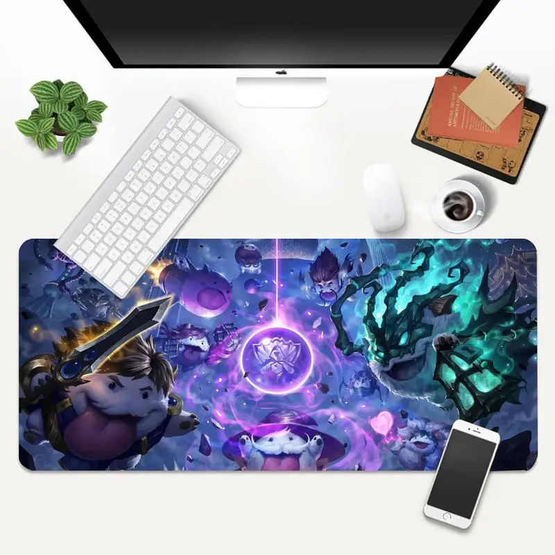

Thresh LOL Office Mice Gamer Soft Mouse Pad Animation XL Large Gamer Keyboard PC Desk Mat Takuo Tablet Mousepads