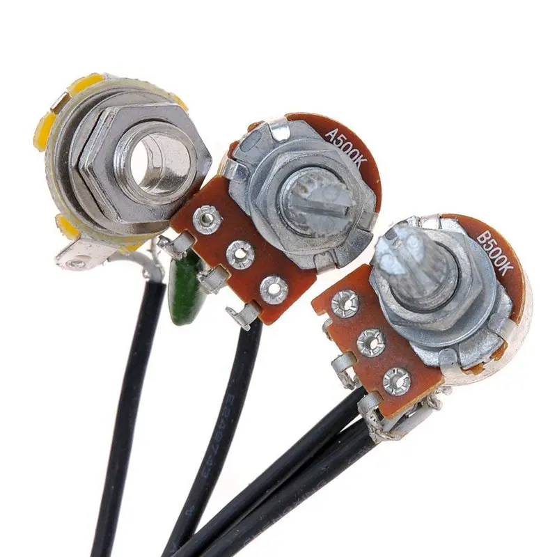 

2sets Pre-Wired Cigar Box Guitar Pickup with Volume & Tone for electric guitar