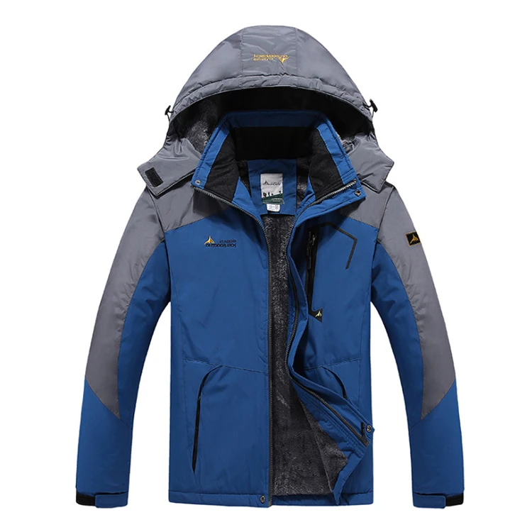 men cowboy blue TRVLWEGO-20 градусов супер теплая зимняя Лыжная куртка для пеших прогулок Мужская Водонепроницаемая дышащая куртка для сноуборда куртка для катания на лыжах - Цвет: men cowboy blue