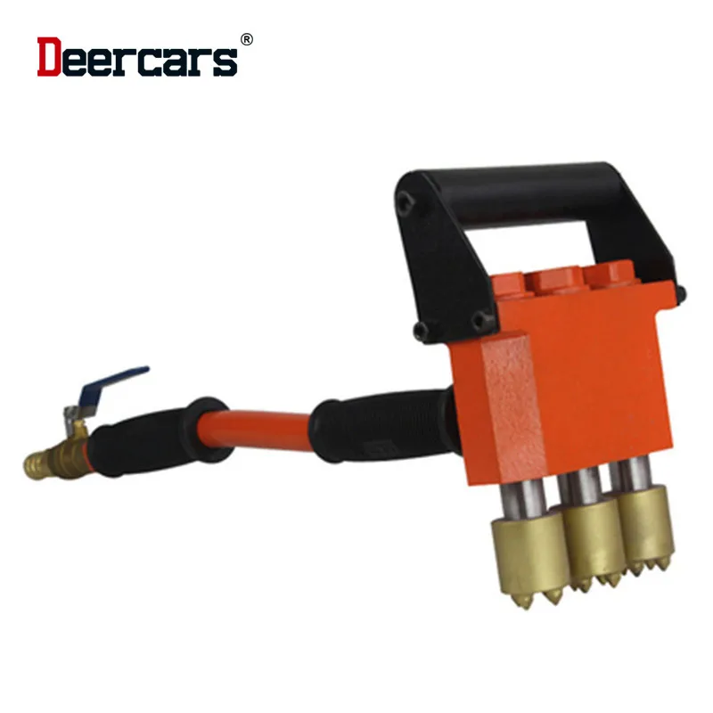 Пневматическая грубая зубила с тремя головками бетон грубое пневматическое