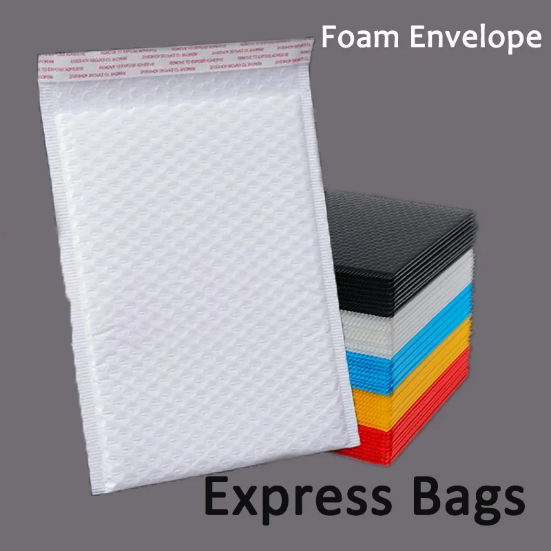 10 шт. пенопластовые конверты с пузырчатым мешком светло-серые курьерские пакеты