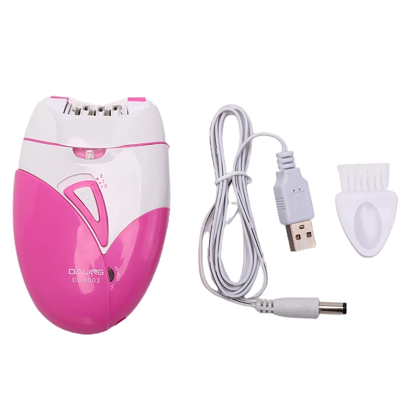 

Women Hair Removal Epilator USB Rechargeable Body Legs Arms Hair Remover New