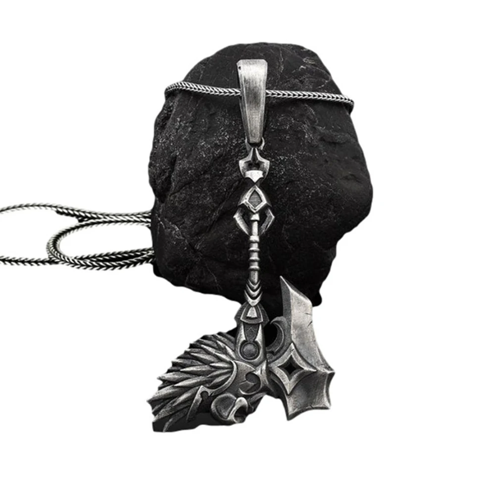 

Nordic style Viking Tomahawk Pendant European and American men's hip-hop necklace punk jewelry new accessories