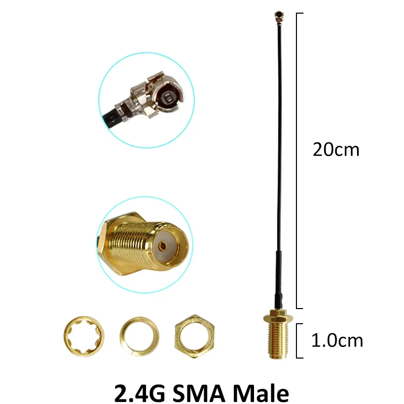 868MHz 915MHz lora Antenna 3dbi SMA Male Connector GSM 915 MHz 868 IOT antena antenne waterproof 21cm RP-SMA/u.FL Pigtail Cable - купить по