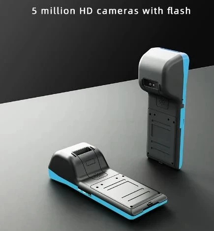 Портативный POS-терминал 3G 1 + 8 Гб Android термальный bluetooth-принтер 58 мм Wi-Fi штрих-код 1D 2D