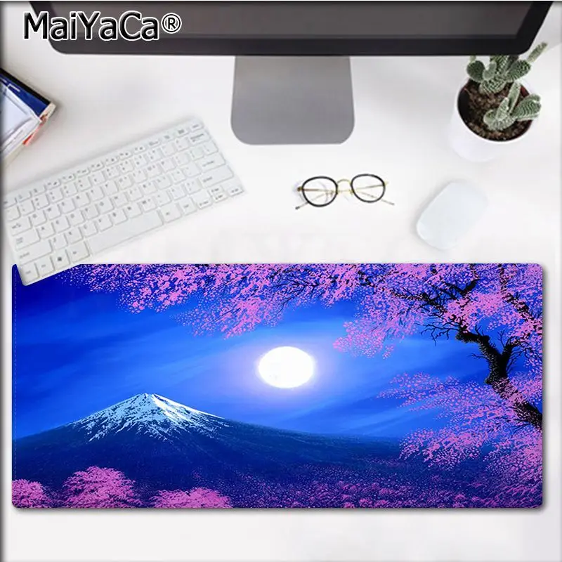 

MaiYaCa Your Own Mats Cherry Blossoms Tree DIY Design Pattern Game mousepad Free Shipping Large Mouse Pad Keyboards Mat