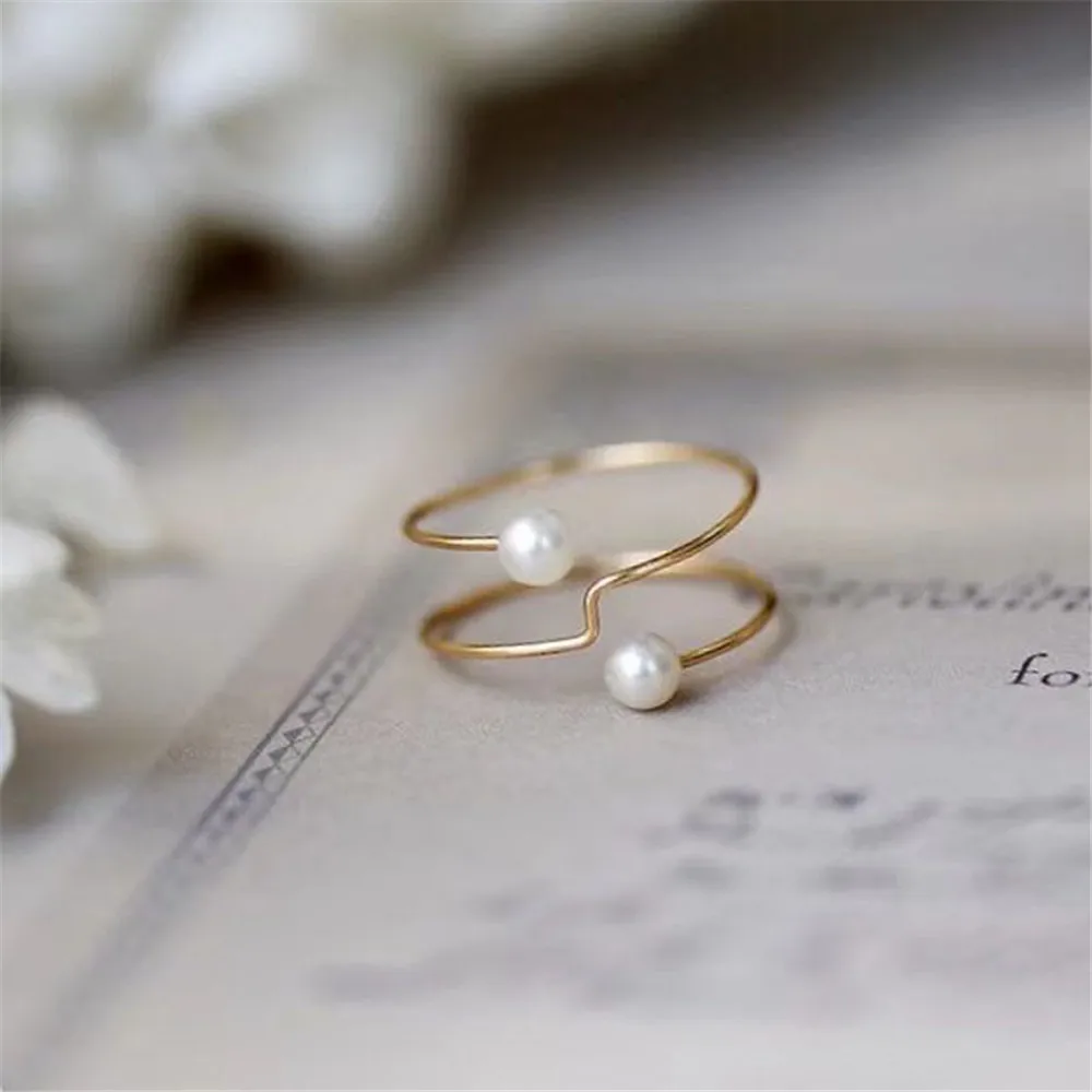 

Wholesale Classic 925 Silver Ring Accessories Settings Adjustable Blank Pearl Ring Setting Base For Women Diy Jewelry Making