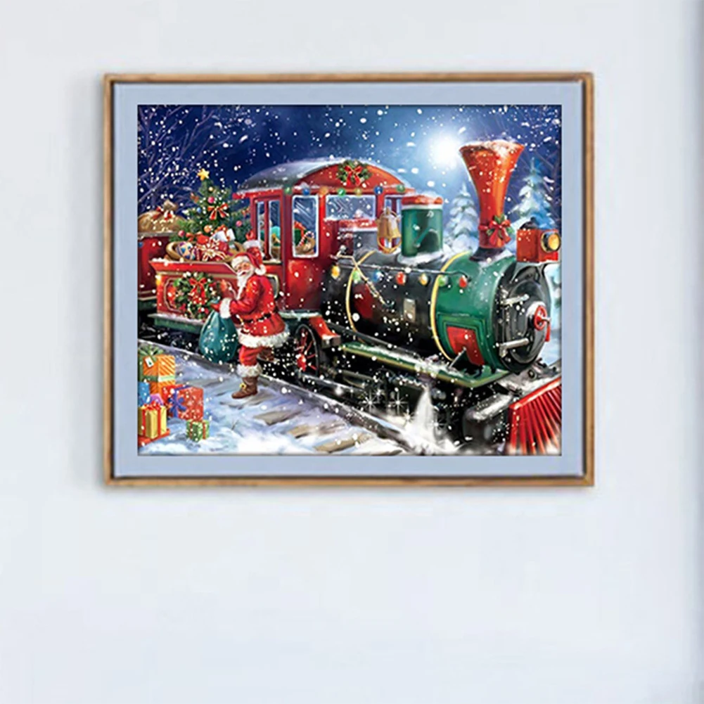 Аксессуары для стен и офиса Рождество снег сцена сделай сам алмазная картина